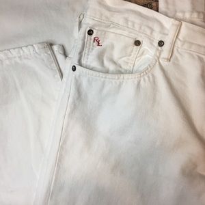 Men’s White Polo by Ralph Lauren Denim Jeans